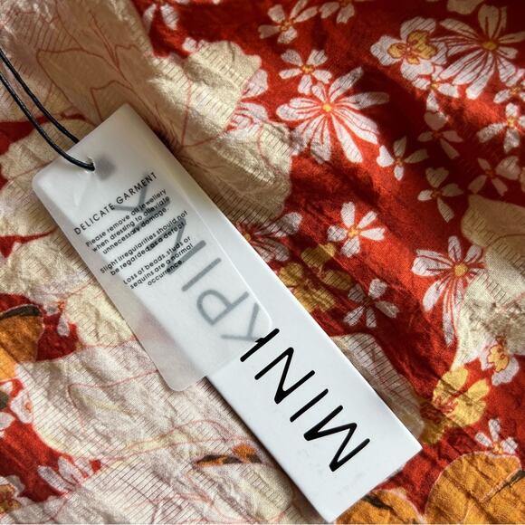 Minkpink Azar Ruched Floral Midi Skirt - Picture 5 of 10